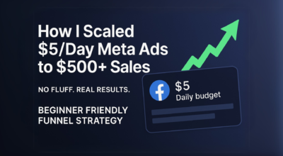 Mastering Meta Ads with $5/Day: A Beginner’s Guide for Creators & Startups